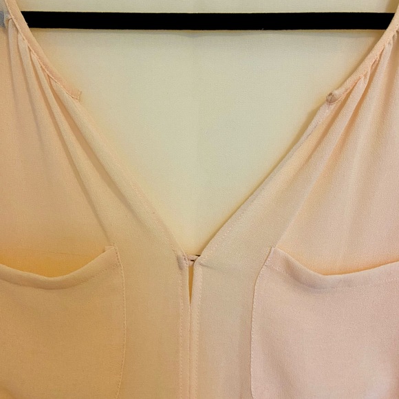 NWOT Zara Sheer Beaded Cuff Blouse - Picture 3 of 5